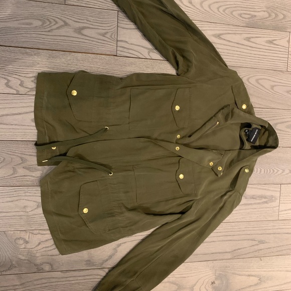 Club Monaco silk army jacket - Picture 3 of 3